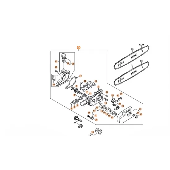 STIHL  Przekładnia 4182 640 0138
